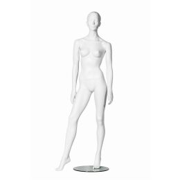 NATALIE Pos. 1 skulpturierte Damenfigur inkl. Glasbodenplatte mit Fußdorn