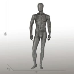 ELEMENTS PM05 Herrenfigur halbtransparente Glasfaser-Optik