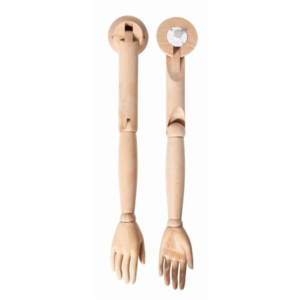 MADERO Pos. 1 Premium Herrenfigur mit Holzkopf und Holzarmen
