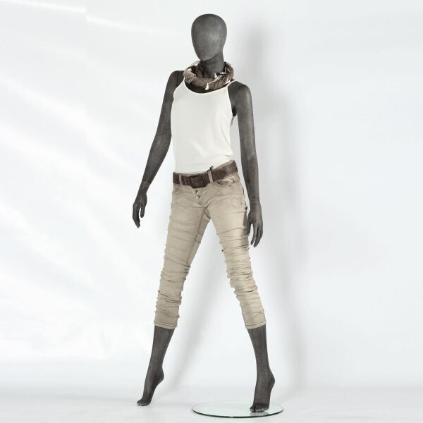 ELEMENTS PF01 Damenfigur halbtransparente Glasfer-Optik