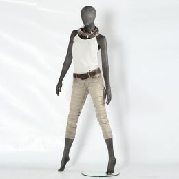 ELEMENTS PF01 Damenfigur halbtransparente Glasfer-Optik