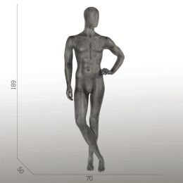 ELEMENTS PM02 Herrenfigur halbtransparente Glasfaser-Optik