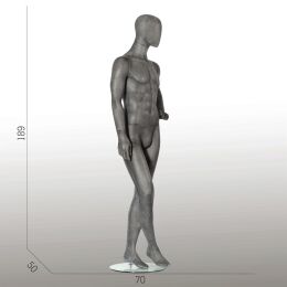 ELEMENTS PM02 Herrenfigur halbtransparente Glasfaser-Optik