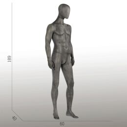 ELEMENTS PM03 Herrenfigur halbtransparente Glasfaser-Optik