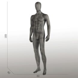ELEMENTS PM03 Herrenfigur halbtransparente Glasfaser-Optik