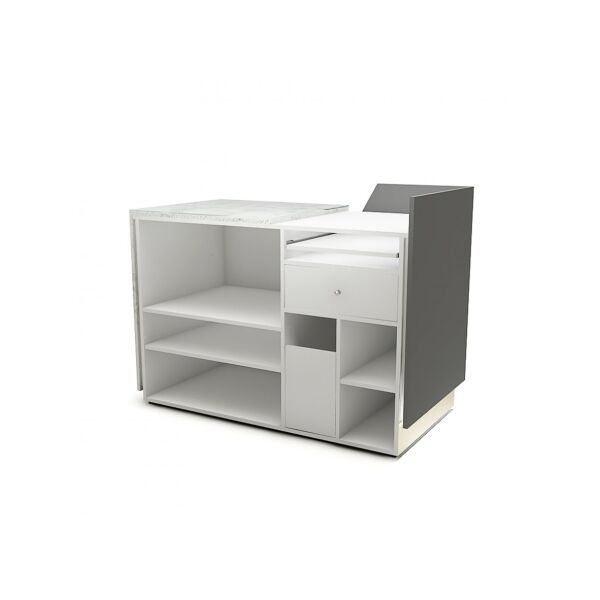 HI RETAIL Ladentheke SLIDE, Counter, Kassentheke 144x62x108 cm