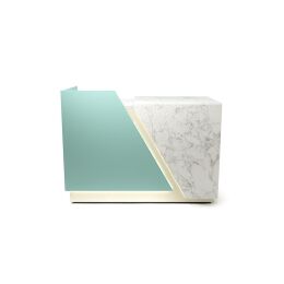 HI RETAIL Ladentheke NEWDESIGN, Counter, Kassentheke 144x74x108 cm