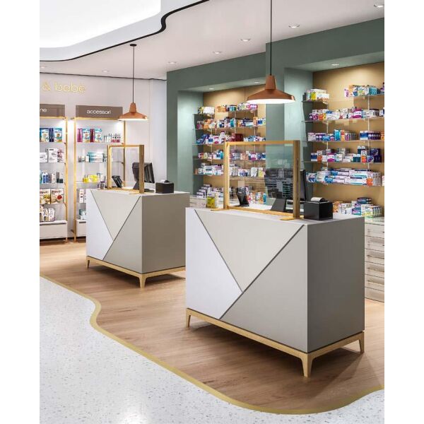 HI RETAIL Ladentheke TRICK, Counter, Kassentheke 140x62x108 cm