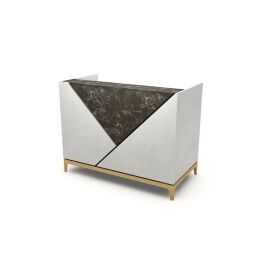 HI RETAIL Ladentheke NEWDESIGN-2, Counter, Kassentheke 140x72x108 cm
