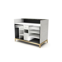 HI RETAIL Ladentheke NEWDESIGN-2, Counter, Kassentheke 140x72x108 cm
