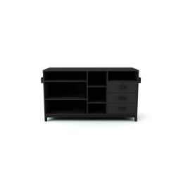 HI RETAIL Kassentheke BACK IN BLACK , Ladentheke, Counter 180x72x100 cm
