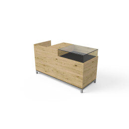 HI RETAIL Counter NOVA, Kassen- und Ladentheke 180x72x100 cm