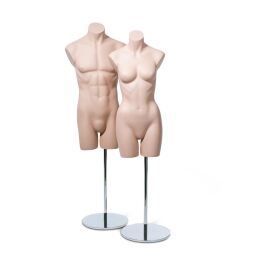 BASIC-BODY Damen-Torso, hautfarbig inkl. Ständer,...