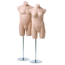 BASIC-BODY Herren-Torso XXL, hautfarbig, inkl....