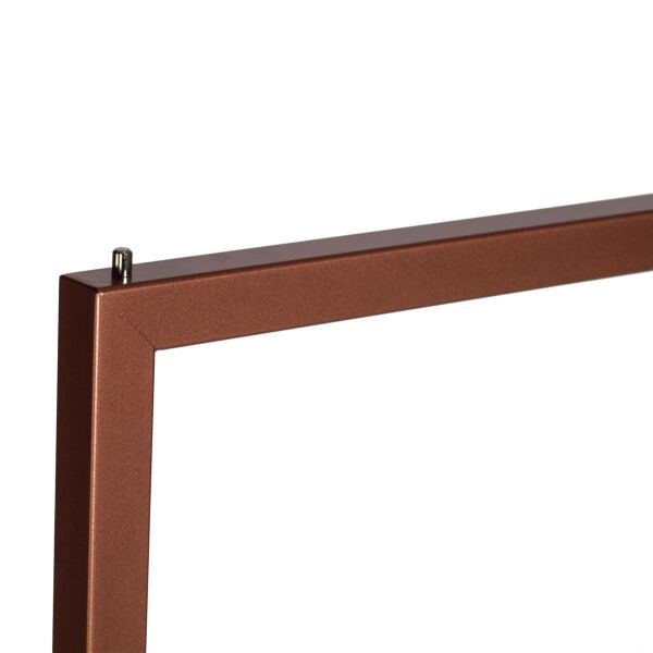 SQUARE Vierkant-Kleiderständer H153cm für Holzboden 100 cm ST100P