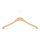 RAW BEECH Kleiderbügel braun, Haken weiß, L44cm, HTS44_RAW