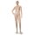 BASIC Damenfigur JESS hautfarbig mit Gesicht F1X inkl. Glasbodenplatte mit Wadendorn