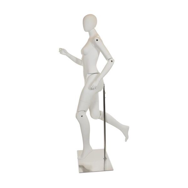 MUSEUM bewegliche Damenfigur YF51, abstrakt weiss inkl. Standfuß ( nur auf Vorbestellung )