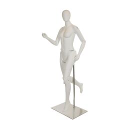 MUSEUM bewegliche Damenfigur YF51, abstrakt weiss inkl. Standfuß ( nur auf Vorbestellung )