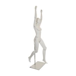 MUSEUM bewegliche Damenfigur YF51, abstrakt weiss inkl. Standfuß ( nur auf Vorbestellung )