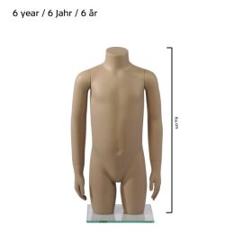 FRESH KIDS Kindertorso 6 Jahre 7006T hautfarbig ( standard )
