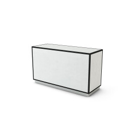 HI RETAIL Theke RAINBOW 157x60x94cm RBWBCS2 mit 3 Modulen