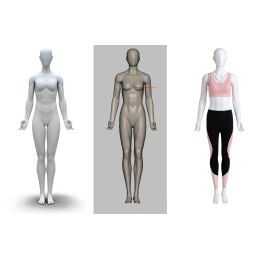 Prototyp 3D-Druck Mannequin bis 60x60xH120cm