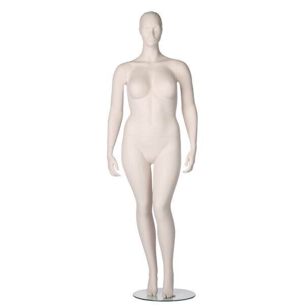 IVORY-DREAM Plus Size Damenfigur skulpturiert Pos. PS1501