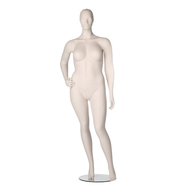 IVORY-DREAM Plus Size Damenfigur skulpturiert Pos. PS1502