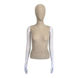 MAGIC Damen-Torso kurz mit Leinen-Stoffüberzug
