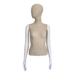 MAGIC Damen-Torso kurz mit Leinen-Stoffüberzug