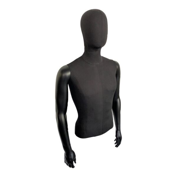 MAGIC Herren-Torso kurz mit schwarzem Stoffüberzug