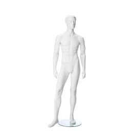 NIK Pos. 2 skulpturierte Herrenfigur inkl. Glasbodenplatte mit Fußdorn
