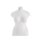 DONNA kurzer Plus-Size Damentorso TW99 weiss (Vorbestellbar mit 4 Wochen Lieferzeit)