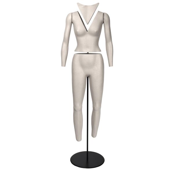 INVISIBLE V-CUT woman vollbewegliche Damenfigur 102024