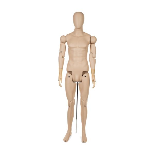 MUSEUM bewegliche Herrenfigur YM55, abstrakt hautfarbig inkl. Standfuß