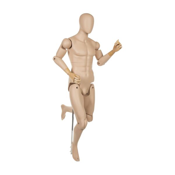 MUSEUM bewegliche Herrenfigur YM55, abstrakt hautfarbig inkl. Standfuß