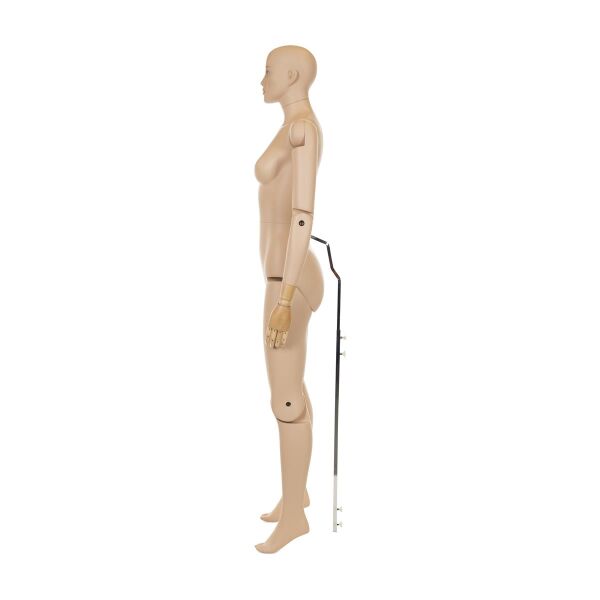 MUSEUM bewegliche Damenfigur YF50, realistisch hautfarbig inkl. Standfuß