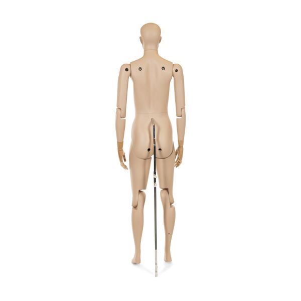 MUSEUM bewegliche Damenfigur YF50, realistisch hautfarbig inkl. Standfuß