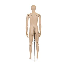 MUSEUM bewegliche Damenfigur YF50, realistisch hautfarbig inkl. Standfuß
