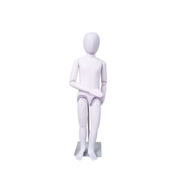 MUSEUM bewegliche Kinderfigur CHFLEX, abstrakt weiss inkl. Standfuß ( nur auf Vorbestellung )