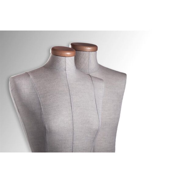 SARTORIAL Herrenbüste Gr. 46 inkl. Überzug Leinen
