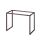 SQUARE Tisch-Struktur 100x60xH40 cm TAV03Q für Glas- oder Holzplatten