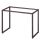SQUARE Tisch-Struktur 140x60xH90 cm TAV01Q für Glas- oder Holzplatten