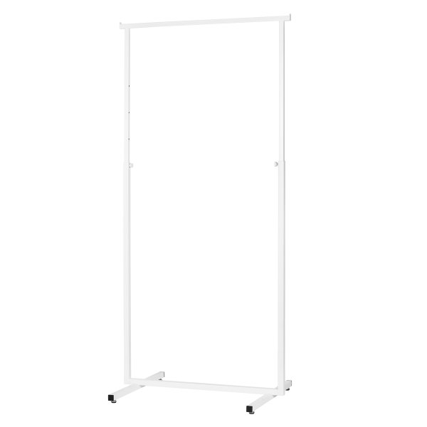 SQUARE Vierkant-Kleiderständer ST100, höhenverstellbar, 100 cm breit