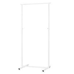 SQUARE Vierkant-Kleiderständer ST120R, höhenverstellbar, 120 cm breit