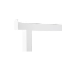 SQUARE Vierkant-Kleiderständer ST120R, höhenverstellbar, 120 cm breit