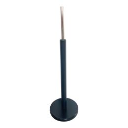 BASIC Damenbüste 40/42 aus PU-Schaum inkl. Überzug und Holz-Rundfuß, Schwarz