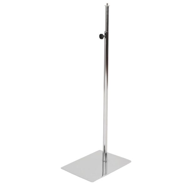 BASE 01 Standfuß H75-120cm (Ø 25mm) mit Schraube gebürstet ( matt)