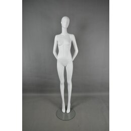 Mannequin MILOS 4, white female semiabstract